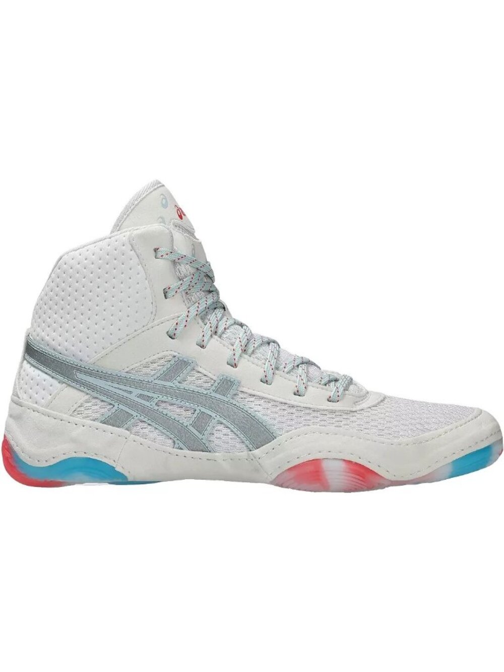 ASICS Women's Matblazer Wrestling Shoes White/Silver Size 9.5 Boxing MMA T